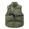2025 autumn and winter low price corduroy explosion stand-up collar new cotton vest with satchel fashion vest jacket vest