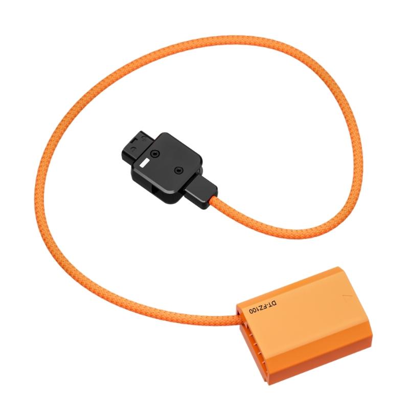 D Tap To NPFZ100 Dummy Battery with Braided Cable For A7R V/A7IV/A7SIII/A7RIV Cameras With Continuous Power Supply