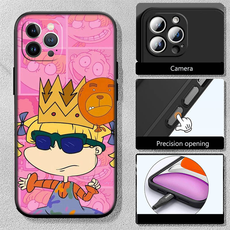 IR22 R-Rugrats Phone Shell Case for Redmi Note 12 12S 12C 13 13C 13R 14 14S 14R 14C Pro Max Plus A3 A3X A4 A5 11A 13X
