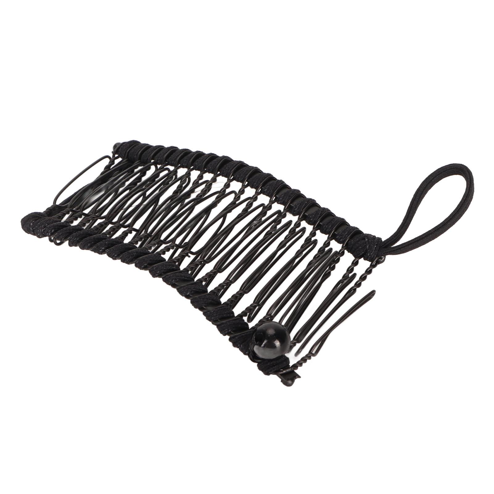 

2PCS Banana Hair Clips Fashionable Comfortable Stretchy Vintage Clincher Comb Tool for Thick Wavy Curly Hair