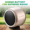 Bluetooth-kompatibler 5.0 Outdoor-Subwoofer-Lautsprecher aus Aluminiumlegierung, kleiner kabelloser Lautsprecher, USB-Aufladung für Radfahren, Wandern, Camping