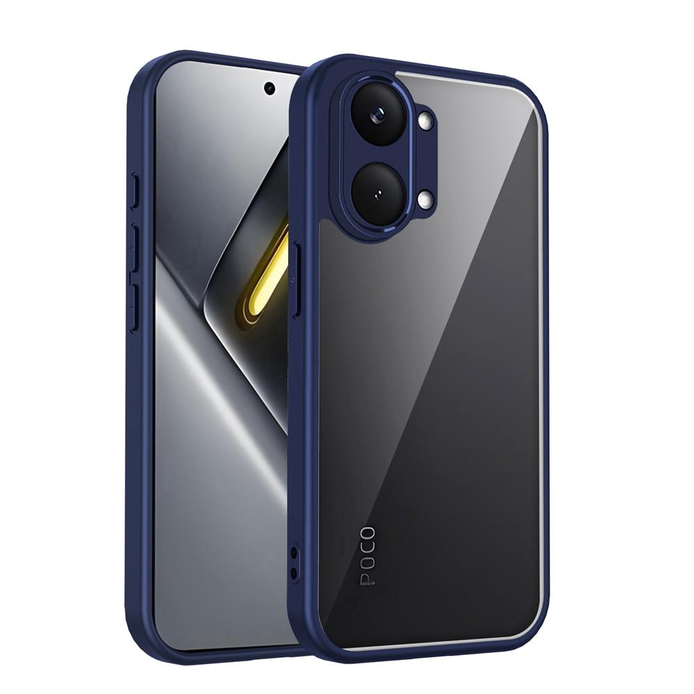 KEYSION Transparent Case for Xiaomi POCO X8 Pro Max Soft Silicone+PC HD Clear Simple Shockproof Phone Back Cover for POCO X8 Pro