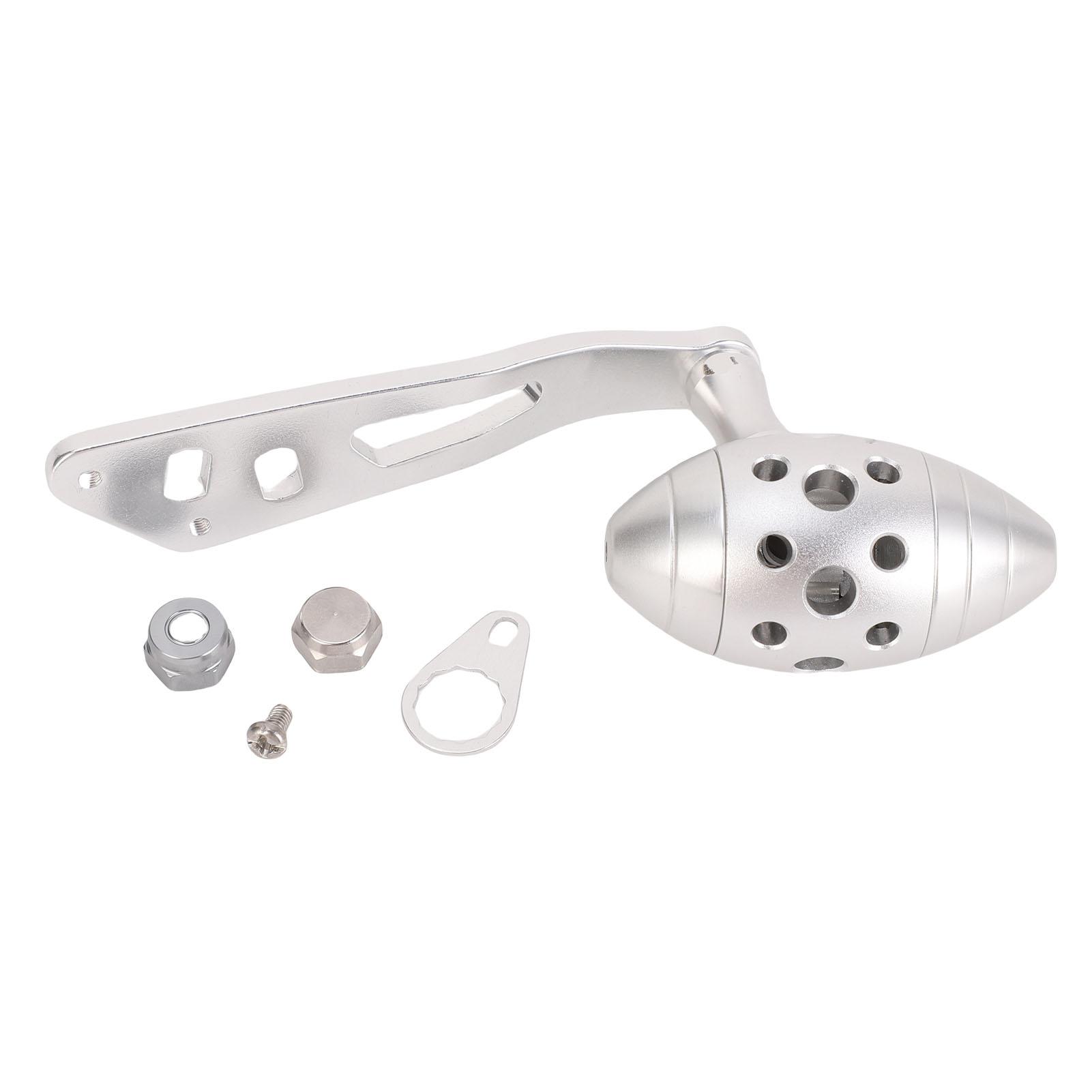 

Baitcasting Reel Power Handle Aluminum Alloy Single Comfortable Grip Baitcasting Reel Handle Olive Shaped Knob for Replacement