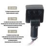 Mini PIR Sensor Switch Human Body Infrared Motion Detector Waterproof Outdoor Adjustable for LED Floodlights and Lights