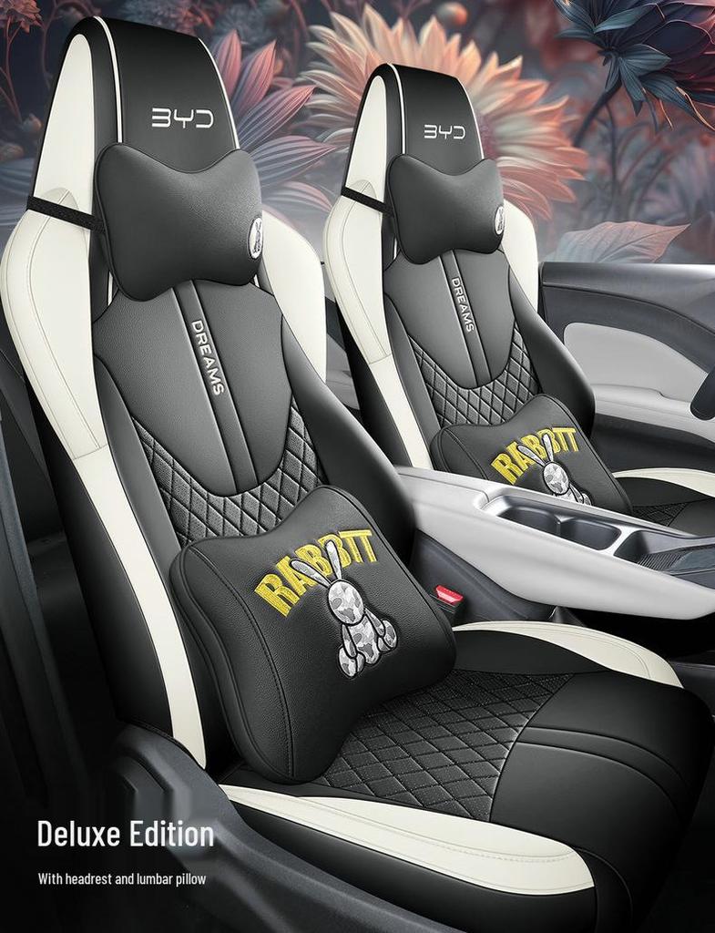 BYD Seagull Custom Leather Car Seat Cover - All-Season Full Protection