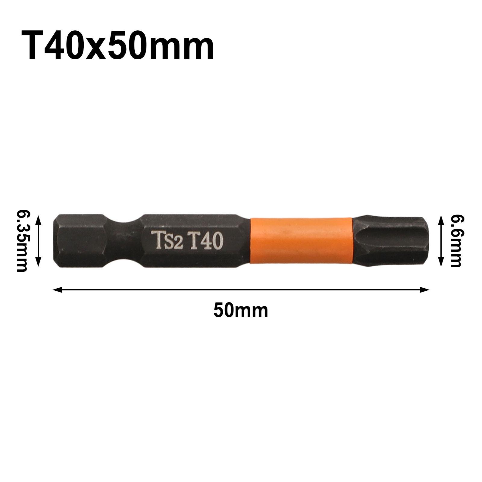 

Біта для викрутки T10-T40 1/4 дюйма Шестигранна головка 1 шт. 50 мм