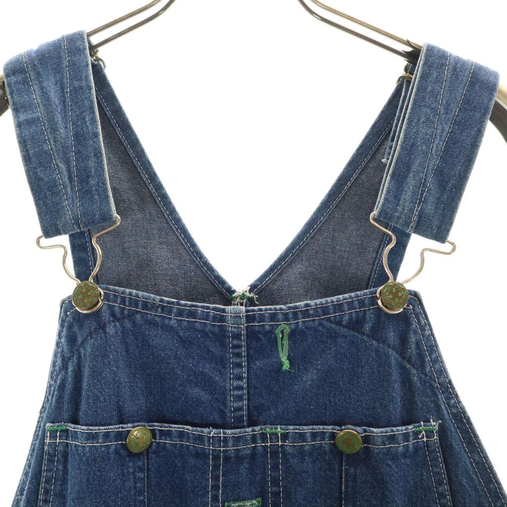 OSHKOSH 80-talls Vintage Laget i USA denim smekkbukse w34 Blå Dame Brukt