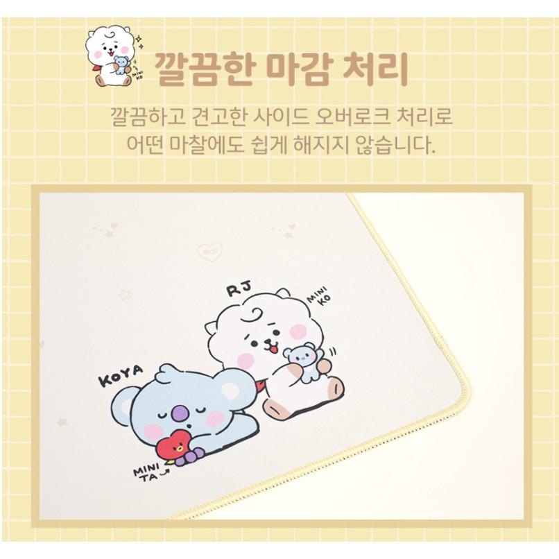 Mouse Pad Longo Oficial BT21 do BTS MY Littele Buddy
