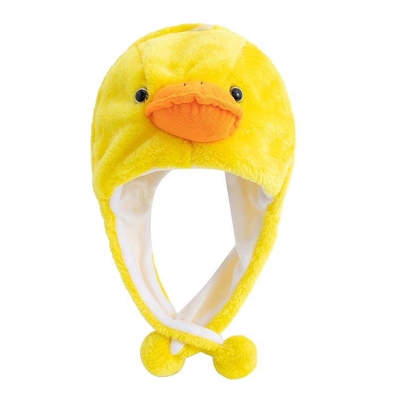 New Style Unisex Funny 3D Animal Style Decorative Hat Mischievous Couple Cap For Man Women Plush Winter Lovely Family Hat