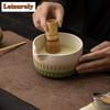 Ancient Pottery Whirlwind Tea Set Complete Set Matcha Beater Japanese Matcha Set Kit Tea Maker Tea Holder Home Tea-making Tools