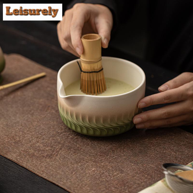 Ancient Pottery Whirlwind Tea Set Complete Set Matcha Beater Japanese Matcha Set Kit Tea Maker Tea Holder Home Tea-making Tools