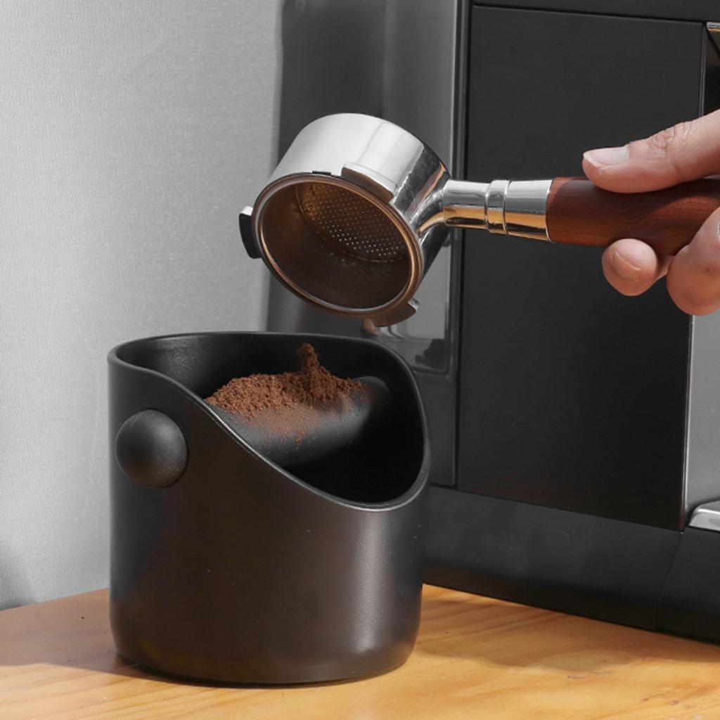 Plassbesparende liten kaffepuckboks egnet for hyppige kaffemaskinbrukere kaffetilbehør oppvaskmaskinsikker