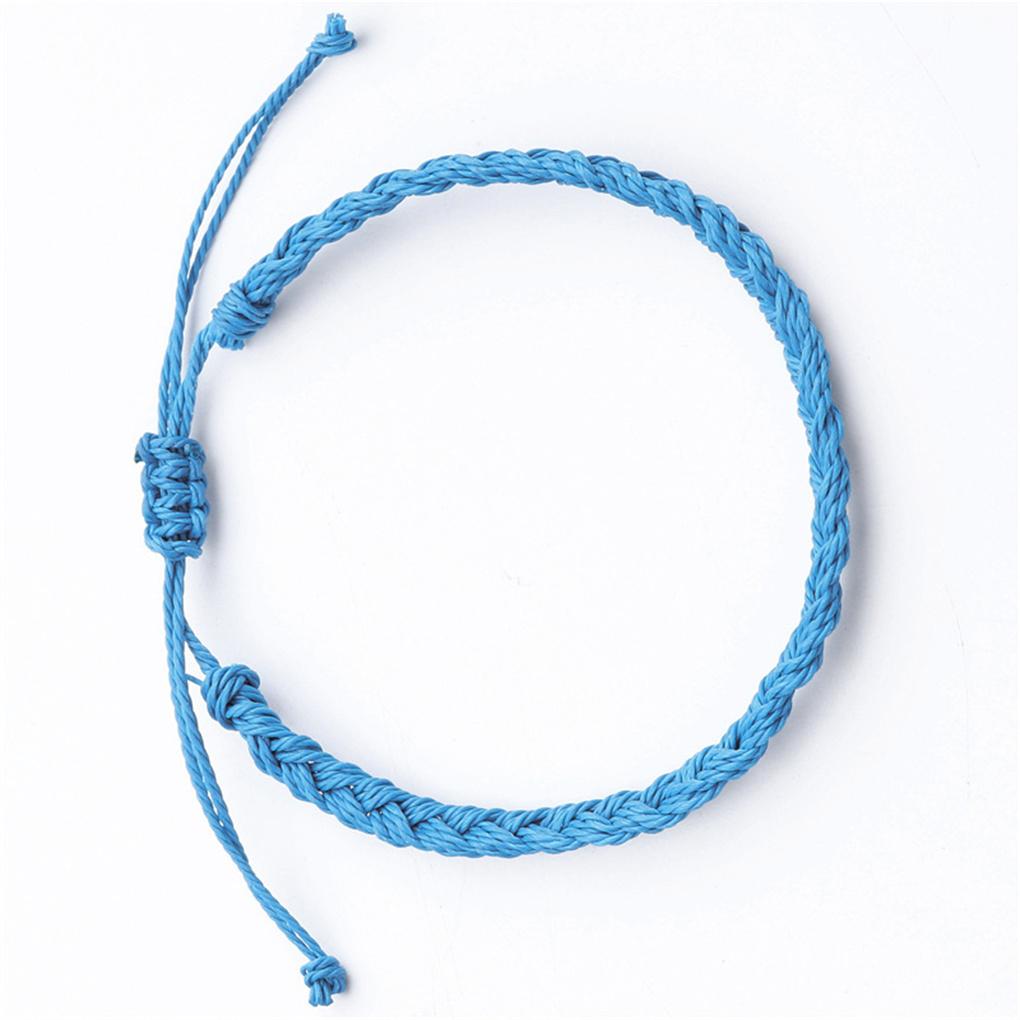Braided Bracelet Jewelry Accessory Hand Decoration Thread Adorn Dressing Colorful Gift Waxed Wristband Girls Bracelets Birthday