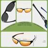 3 Pairs of Polarized Glasses Lightweight and Anti Glare Suitable for Both Male and Female Drivers