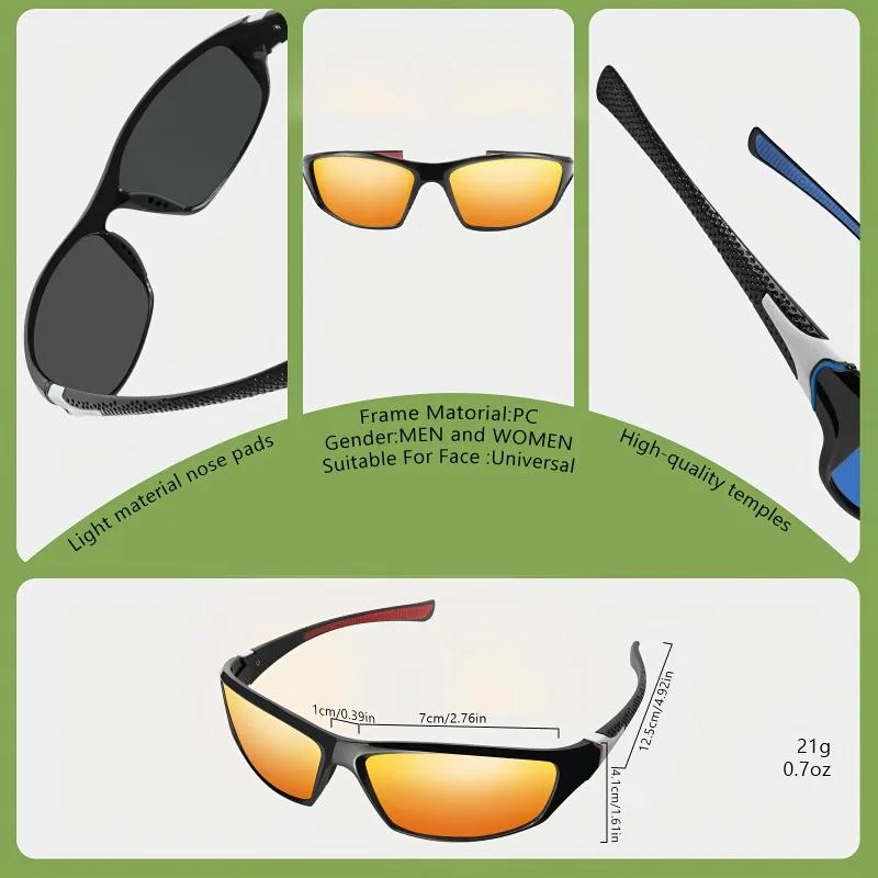 3 Pairs of Polarized Glasses Lightweight and Anti Glare Suitable for Both Male and Female Drivers
