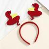 Adults Kids New Year Hair Hoop Felt Snake Hairband Cute 2025 Headband  Prom Props