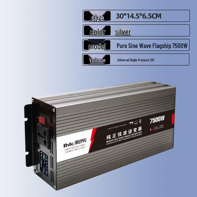 High-Power Pure Sine Wave Smart Inverter: 12V/24V/48V/60V To 220V for Car and Home Use