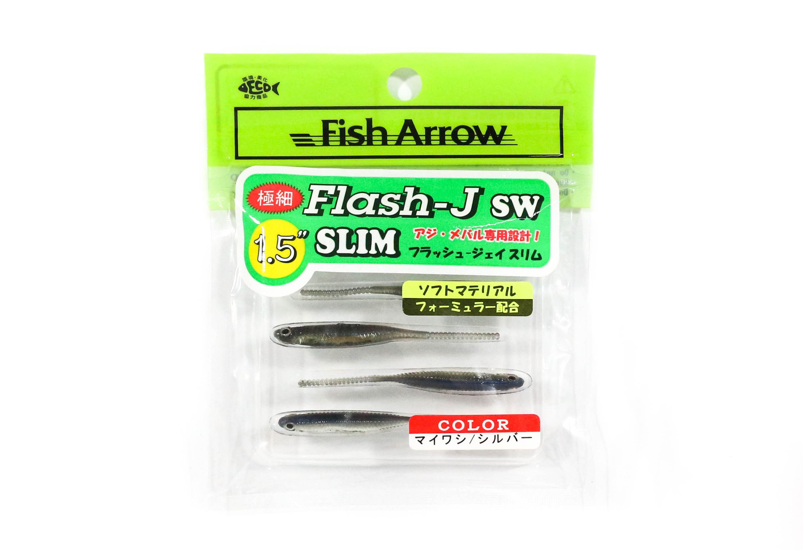 

Fish Arrow Мягкая приманка Flash J Slim SW 1,5 дюйма 5 шт. в упаковке #105 (0318)