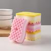 Wave Sponge Wipe Decontamination Dishwashing Sponge Block Scouring Cloth Dishwashing Cotton Wave Sponge Dishcloth