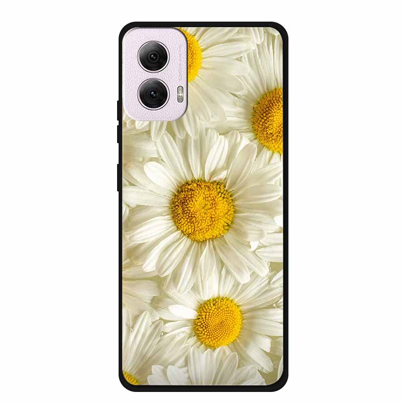 For Moto G Power 2024 Case TPU Animals Soft Silicone Phone Cases For Motorola G Power 2024 5G Wolf Protector Original Back Cover