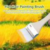 12pcs   Set Flat Nylon Hair Wooden Penholder Oil Painting Brush Barbecue Brush Paint Brushes Art Supplies