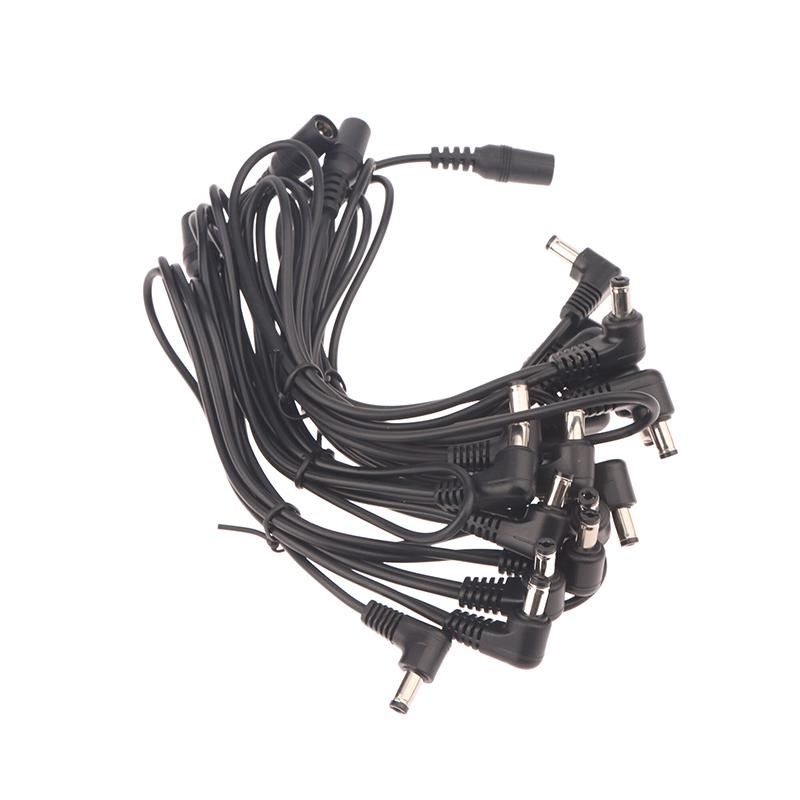 Guitar Effects Pedal Daisy Chain 1 To 2/3/5/6 Ways Guitar Accessories Power Supply Splitter Cable For 9V Dc Adapter Plug