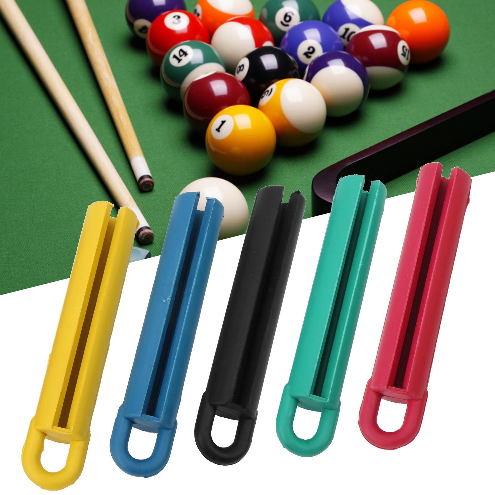 

2 Set Billiard Cue Tip Hanging Clamp Holder Pool Table Stick Rubber Hanger Strighter