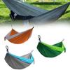 Double Nylon Hammock With Parachute Fabric For Outdoor Camping And Portable Use