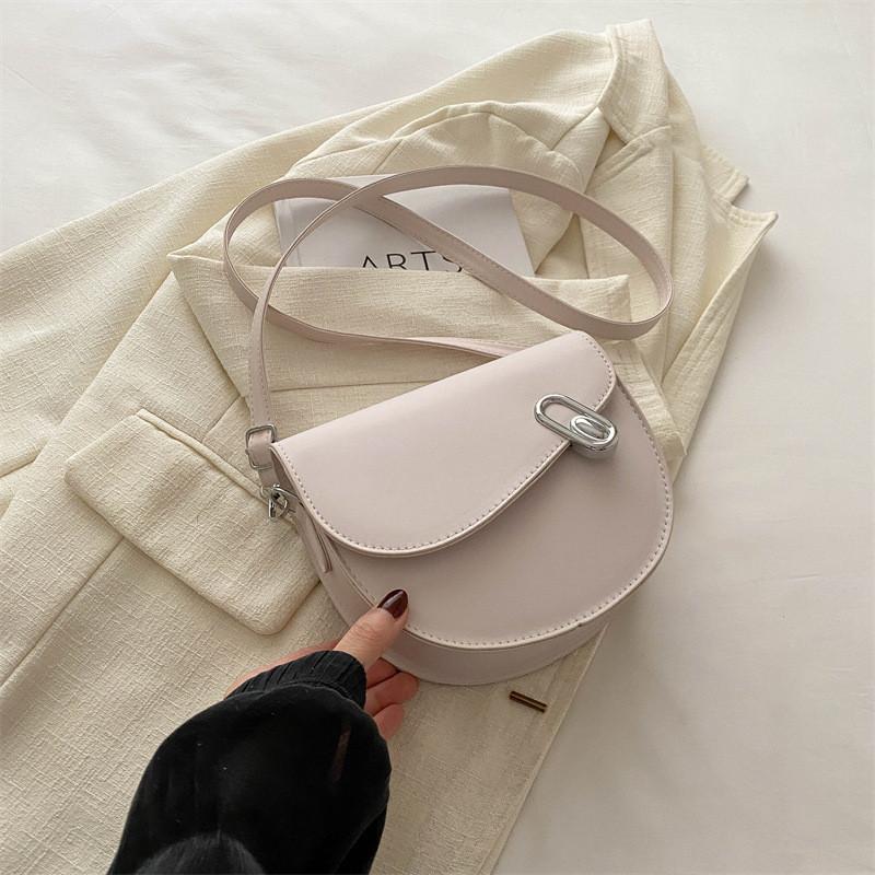 Trendy Fashionable Saddle Bag For Women Versatile Casual Crossbody Handbag Essential