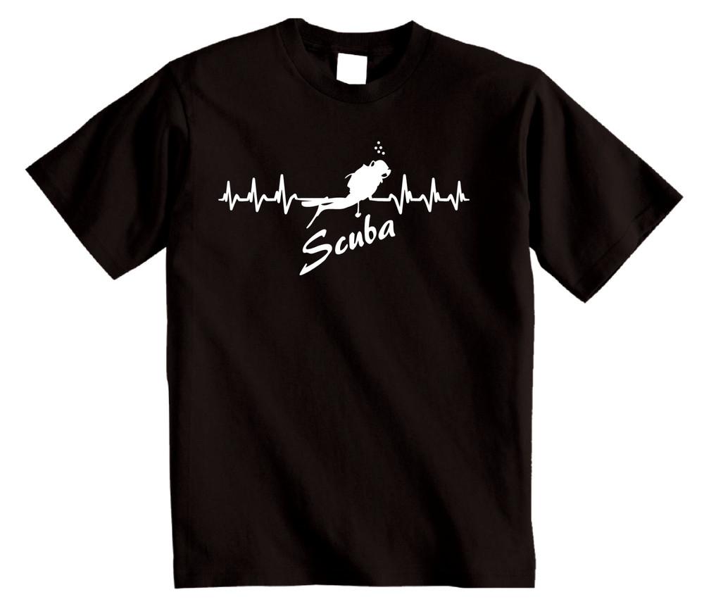 It's In My HeartBeat Scuba Diving T-shirt Scuba Diver Tshirt