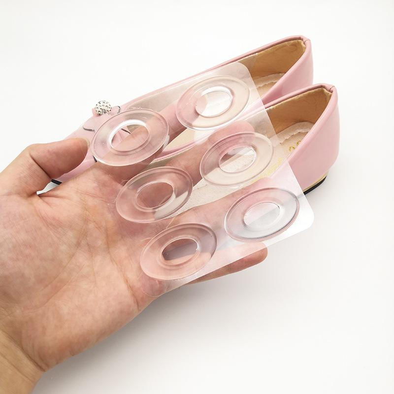 Transparent Silicone Corn Plasters - Anti-Friction Foot Pads for Pain Relief, Self-Adhesive Half Insoles.