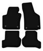 BASIC Black Velour Floor Mats For: Seat Leon II Hatchback (2005-2012)
