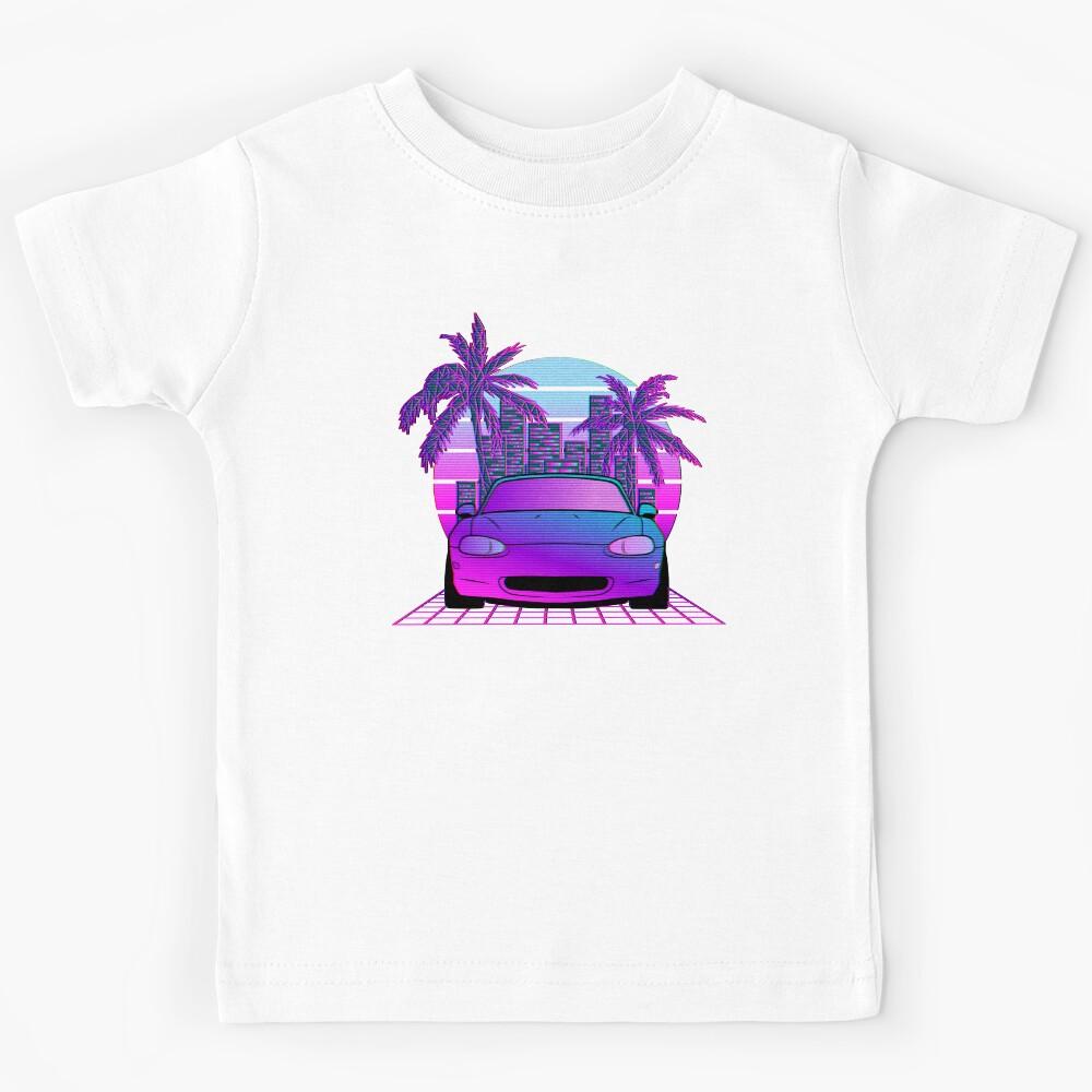 Synthwave Miata NB Kids T-Shirt 120