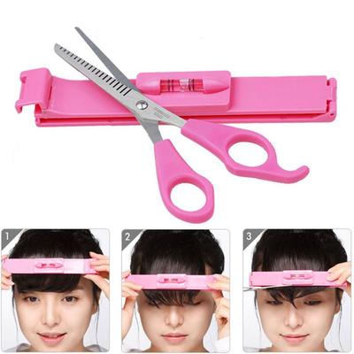 2 ks/sada DIY nástrojů pro líčení, artefaktový styl, stříhání vlasů, průvodce vrstvami, zastřihovač vlasů, zastřihovač vlasů, sponka, hřeben, ofina
