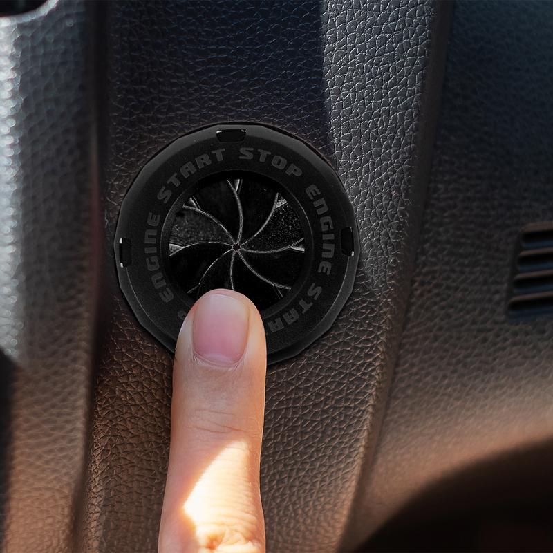 Universal Engine Button Car One-Button Start Protector Push To Start Decorative Cover Sturdy Ignition Switch Cover Stylish Car