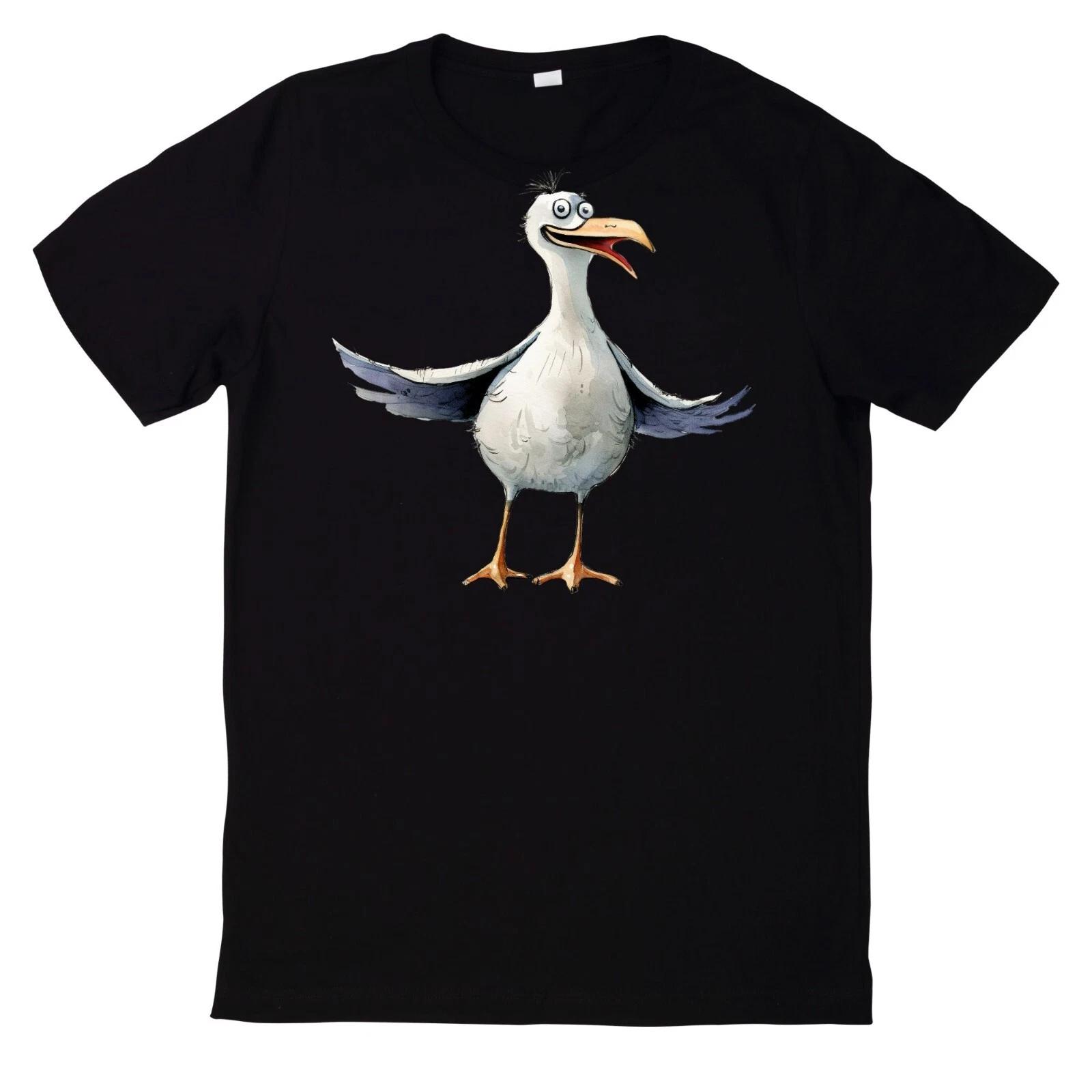 T-Shirt Lustiges Möwen Motiv XXXL