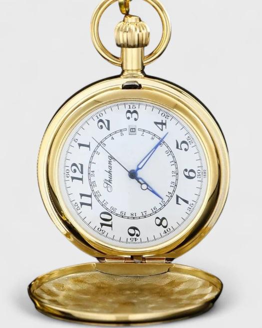 Fully Automatic Movement F*******Raving, Mechanical Pocket Watch Retro, Male And Female Student Pocket Watch