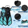 Creative Adult Freediving Swimming Short Fins for Training - Hot Selling Water Sports Gear