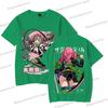 Kimetsu No Yaiba Cartoon T-shirt Aesthetics Vintage Kanroji Mitsuri Fashion Y2K Tops Short Sleeve Japanese Styles Men Women Tee