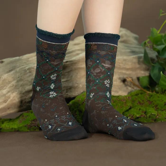 Circulation Socks - Dark Brown [CQ-CT-23-1-N16M-035]
