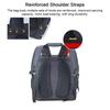 Wide Mouth Tool Tote Bag Muti-Purpose Tool Organiser with Multiple Pockets Adjustable Shoulder