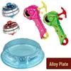 Free Shipping Dual Alloy Burst Gyro Toy - Magic Light Pull String Battle Gyro