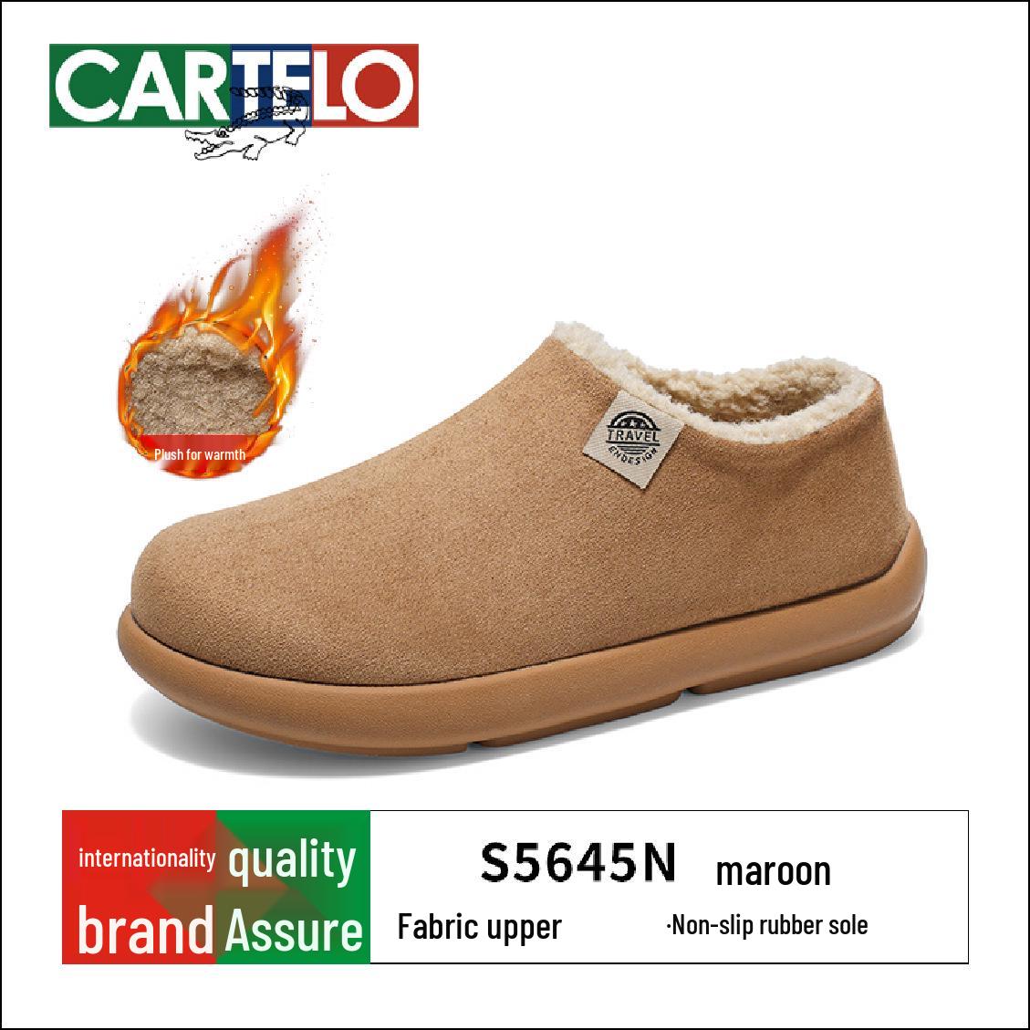 Men s Fleece-Lined Birkenstock Winter Slip-On Shoes - Warm, Thick Sole, Casual Closed-Toe Slippers 40