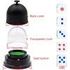 Gikfun Automatic Lucky Dice Roller Cup Set with 5 Dices for Christmas Party Games EK1883