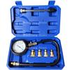 Auto-Motor-Kompressionsprüfer-Kit, Motor-Kompressionsprüfer, Motorzylinder-Druckmessgerät für Benzin, Gas, Motorrad, Auto, LKW