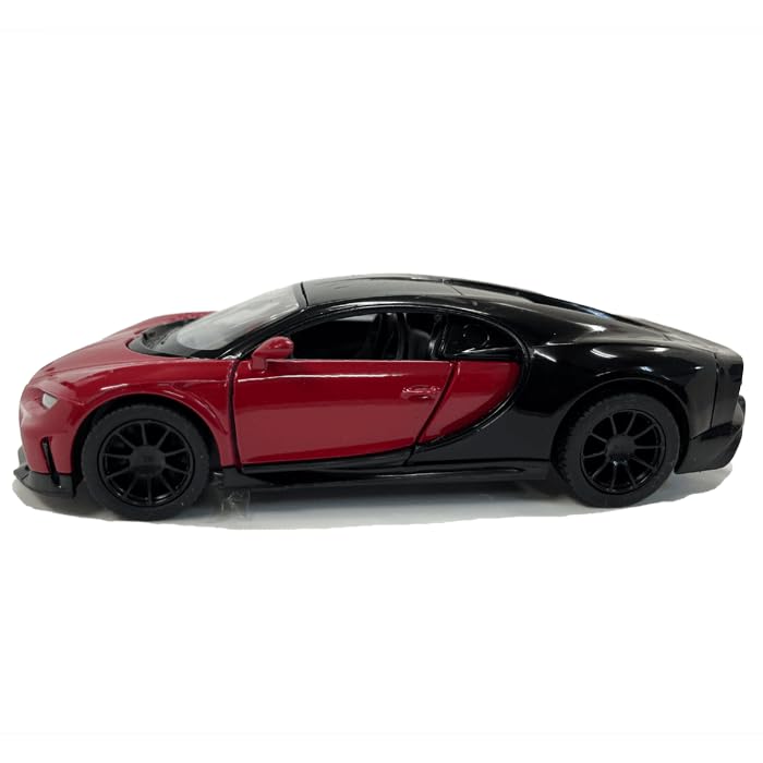 Bugatti Chiron Red KINSMART Pullback Diecast Model Car 138