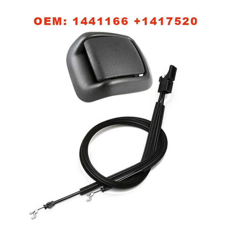 För Ford Fiesta MK6 3-dörars 2001-2008 Höger & Fram Vänster/Höger Säteslutningshandtag + Kabel 1441166 +1417520 1441167+1417521