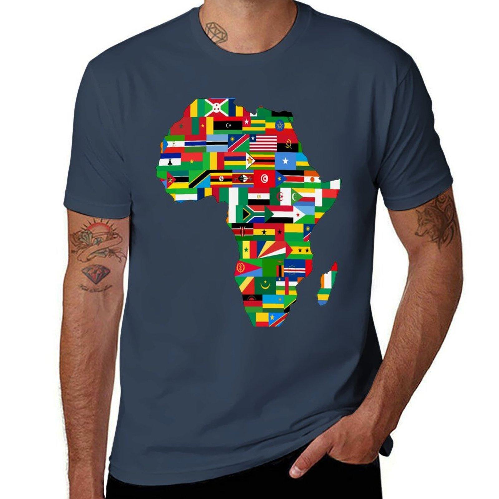 Africa Tshirt Stain Resistant Casual Tee S