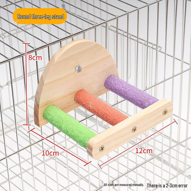 

Дерев яна матова драбина та жердина: Іграшка для лазіння папуги та аксесуар для клітки