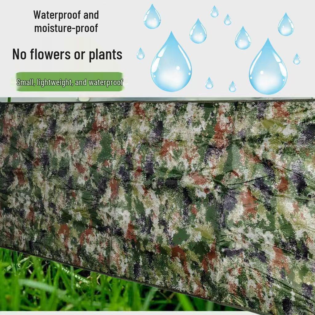 Camouflage Waterproof Outdoor Camping Mat: Moisture-Proof for Beach, Travel, Tent, and Grassland Use